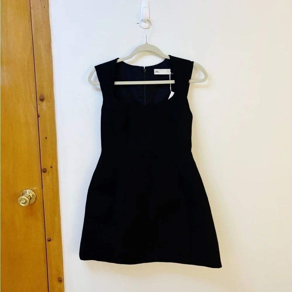 New Tory Burch Wool Fit And Flare Dress